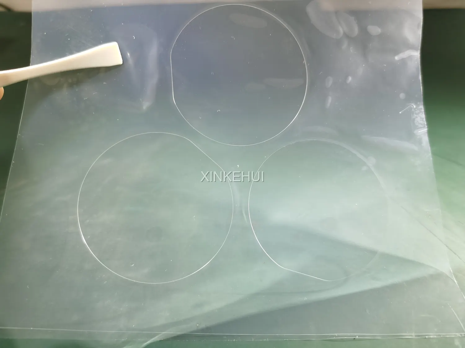 Thin sapphire wafer inspection detail